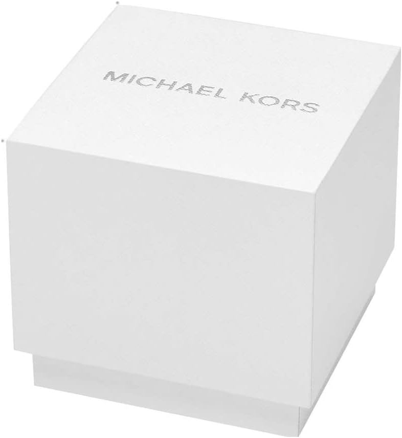 Michael Kors Bryant horloge voor dames, kwartsuurwerk met drie wijzers en band van roestvrij staal of keramiek
