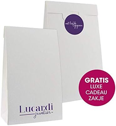 Lucardi Dames Armband schakel roseplated - Staal - Armband - Cadeau - 18 cm - Zilverkleurig