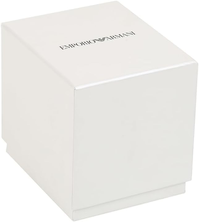 Emporio Armani dames met twee handblauwe lederen horloge
