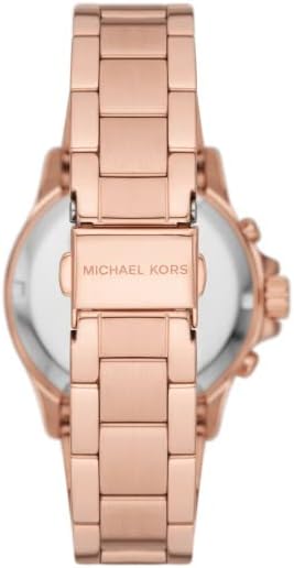 Michael Kors Everest Horloge voor dames, Quartz uurwerk met chronograaf en roestvrij stalen of siliconen band