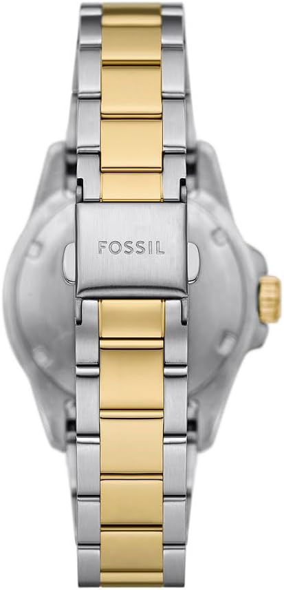Fossil Blue dive Watch for Women, Quartz movement with Stainless steel or Leather Strap