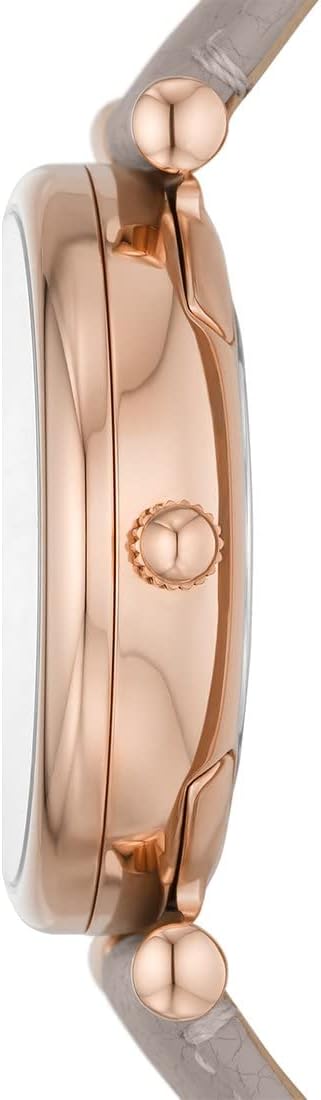 Fossil Carlie Watch for Women, Quartz movement with Stainless steel or Leather Strap