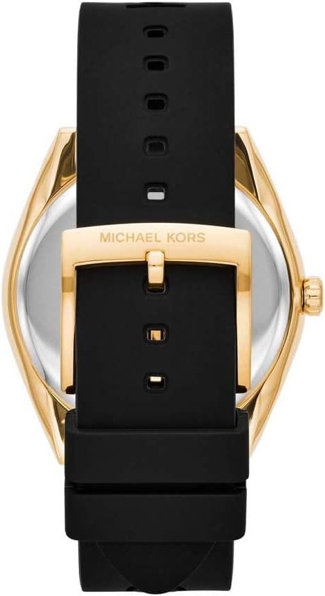 Michael Kors Janelle horloge voor dames, Kwarts uurwerk met drie wijzers en roestvrij stalen of siliconen horlogeband
