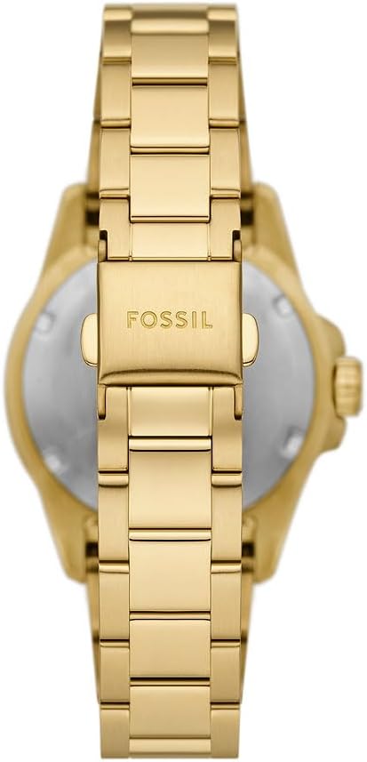 Fossil Blue dive Watch for Women, Quartz movement with Stainless steel or Leather Strap
