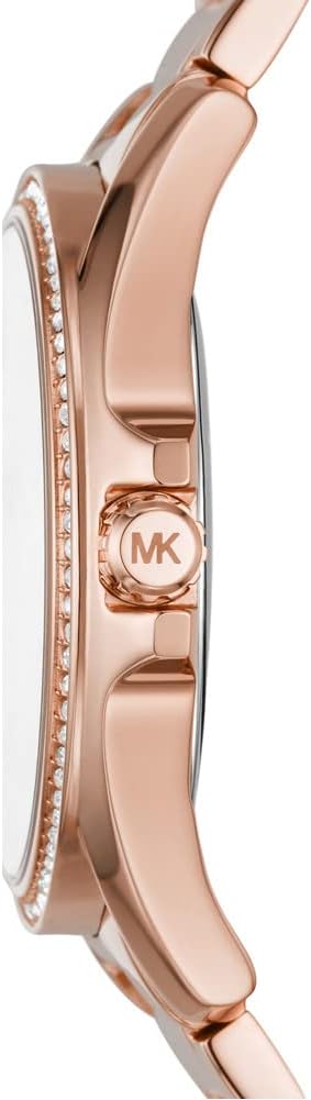 Michael Kors Kacie Horloge voor dames, uurwerk met roestvrij stalen of lederen band