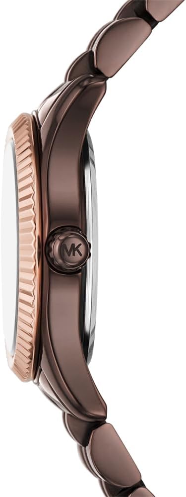 Michael Kors Vrouwen Analoge Quartz Horloge Met Roestvrij Stalen Band MK4844, Bruin