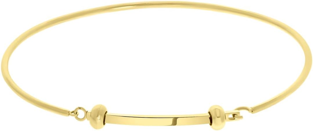 Dames Armband bangle voor charms - Staal - Armband - Cadeau - 6 cm - Zilverkleurig
