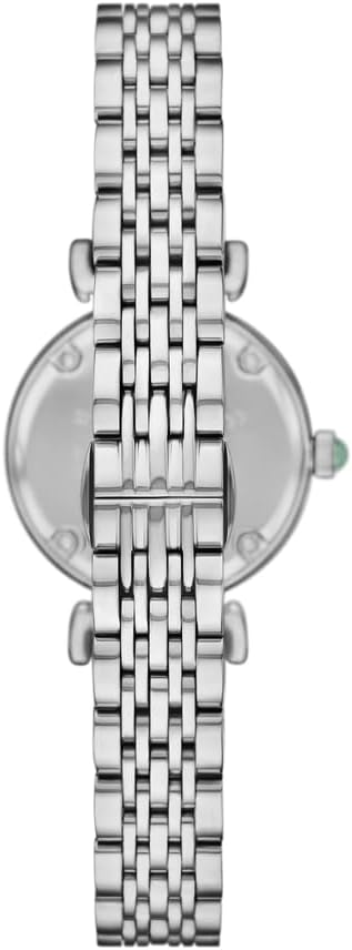 Emporio Armani Horloge Voor Dames, Driehandig Quartz uurwerk en 32mm kastmaat met roestvrij stalen, lederen of siliconen band