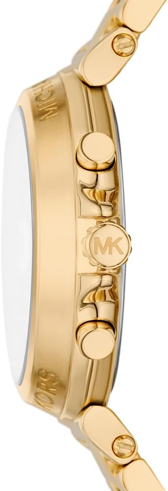 Michael Kors Analoge Quartz horloge voor dames met roestvrijstalen band MK7493, Goud, armband