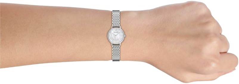 Emporio Armani Dameshorloge tweewijzers-polshorloge van roestvrij staal, 32 mm behuizingsgrootte