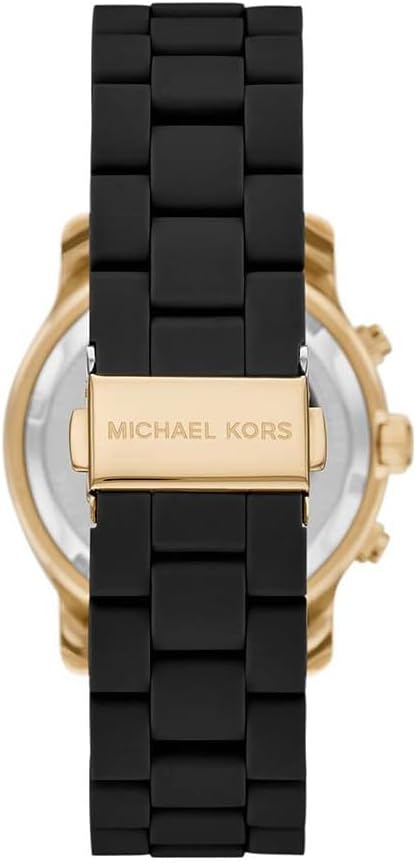 Michael Kors Horloge voor dames Runway, Chronograaf uurwerk, Roestvrij stalen horloge, 38mm kastgrootte