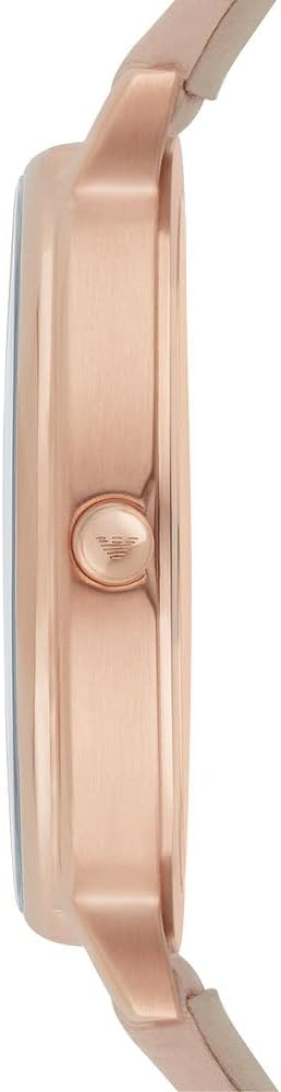 Emporio Armani Dameshorloge tweewijzers-polshorloge van roestvrij staal, 32 mm behuizingsgrootte