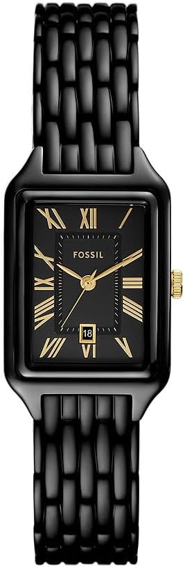 FOSSIL Raquel horloge voor dames, Quartz uurwerk met drie wijzers en een roestvrij stalen band