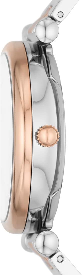 Fossil Carlie Watch for Women, Quartz movement with Stainless steel or Leather Strap