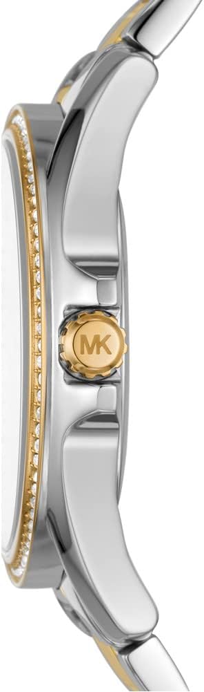 Michael Kors Kacie Horloge voor dames, uurwerk met roestvrij stalen of lederen band