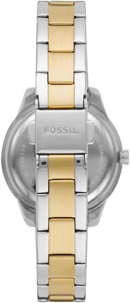 Fossil Stella Horloge voor dames, kwartsuurwerk met roestvrij stalen of leren band