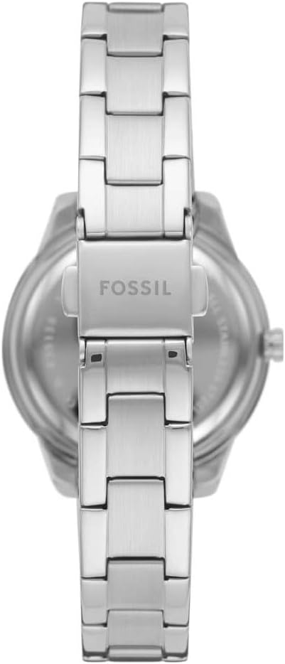 Fossil Stella Horloge voor dames, kwartsuurwerk met roestvrij stalen of leren band
