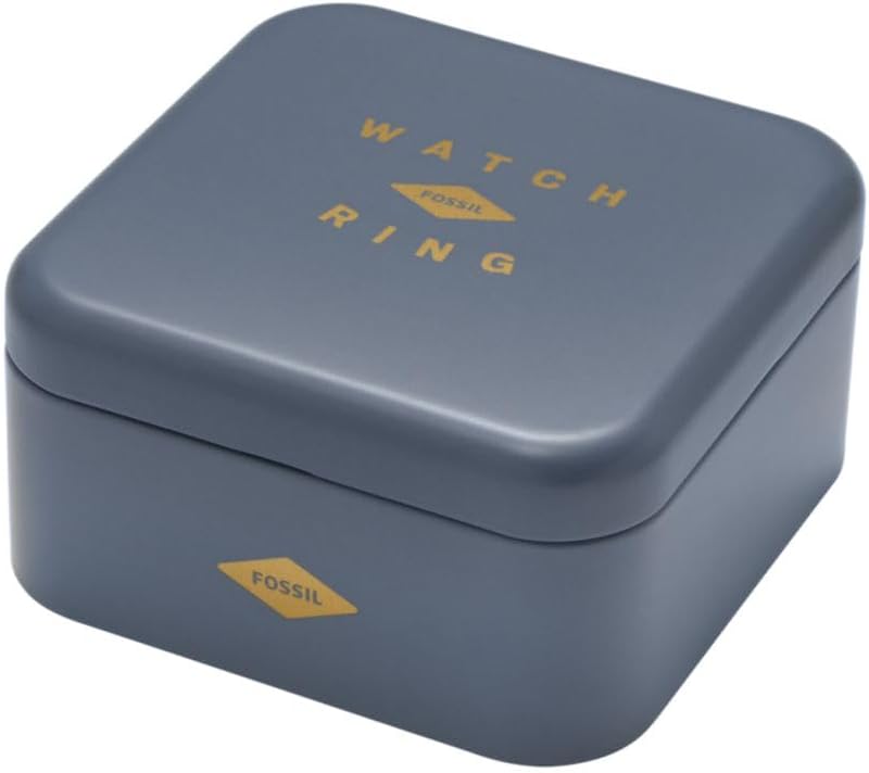 FOSSIL Raquel horloge ring voor dames, Quartz uurwerk met twee handen en roestvrij stalen band