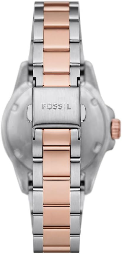 Fossil Blue dive Watch for Women, Quartz movement with Stainless steel or Leather Strap