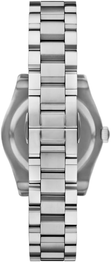 Emporio Armani Horloge Voor Dames, Driehandig Quartz uurwerk en 32mm kastmaat met roestvrij stalen, lederen of siliconen band