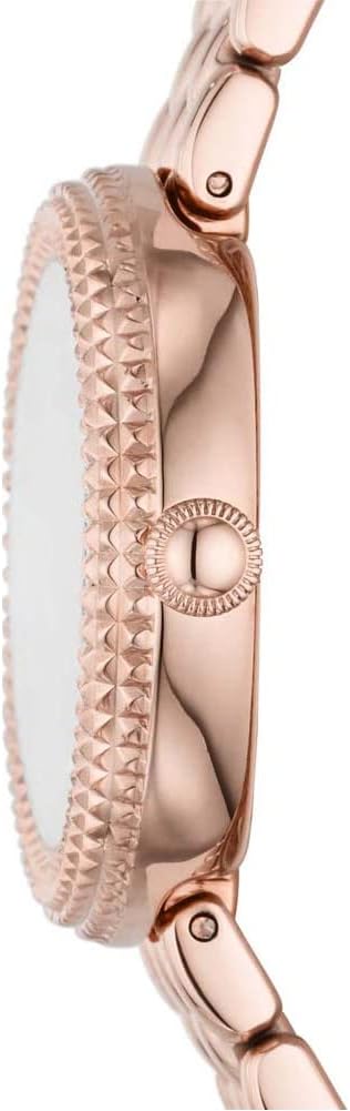 Emporio Armani Roségoudkleurig Roestvrijstalen Horloge met Twee Wijzers