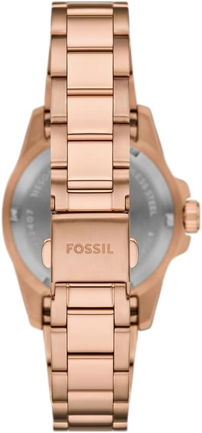 Fossil Blue dive Watch for Women, Quartz movement with Stainless steel or Leather Strap