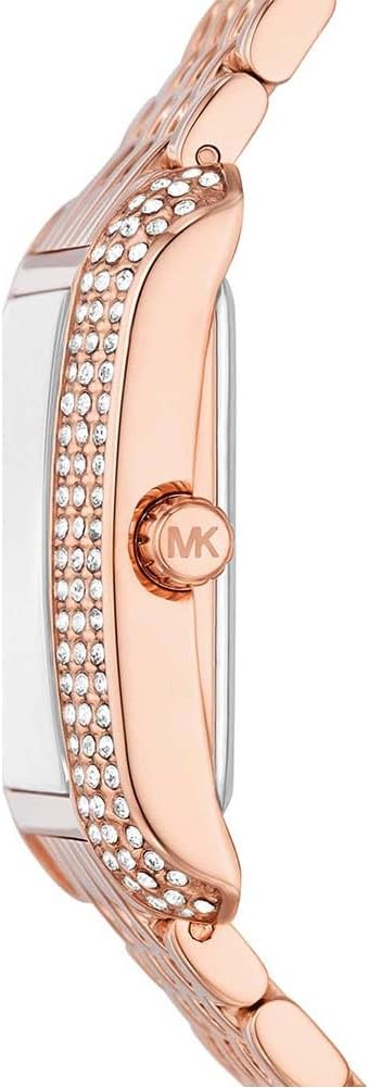 Michael Kors Emery dameshorloge, kwartsuurwerk met horlogeband van roestvrij staal of leder