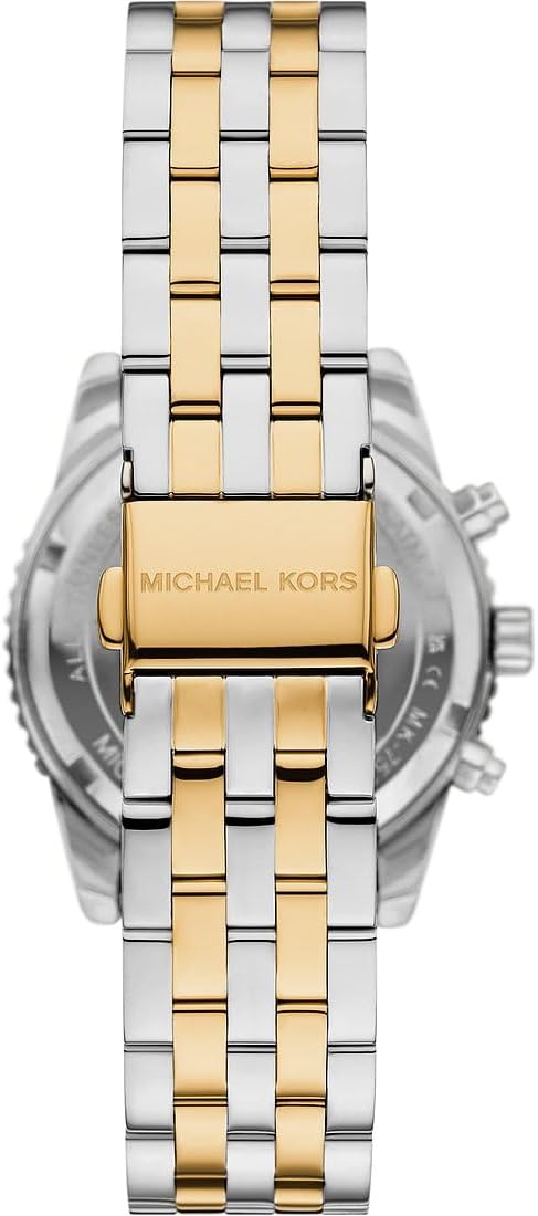 Michael Kors Ritz Horloge voor dames, kwartsuurwerk met horlogeband van roestvrij staal, keramiek of leer
