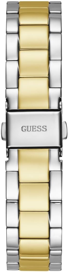 GUESS US Women's Multi-Tone en Groen Analoog Horloge, Twee Tone/Twee Toon/Groen, LUNA