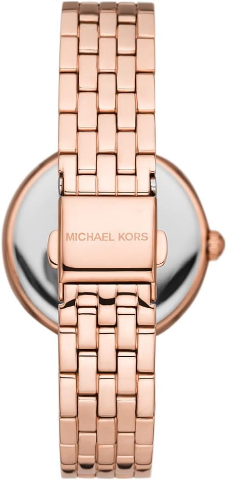 Michael Kors Darci horloge voor dames, uurwerk met roestvrij stalen of lederen band