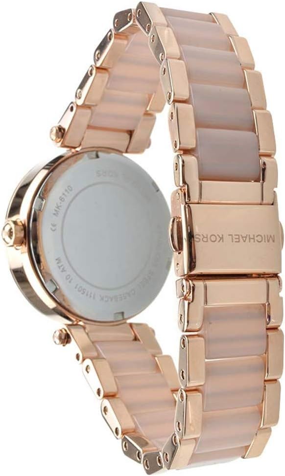 Michael Kors Parker Horloge voor dames, uurwerk chronograaf met roestvrij stalen of lederen band