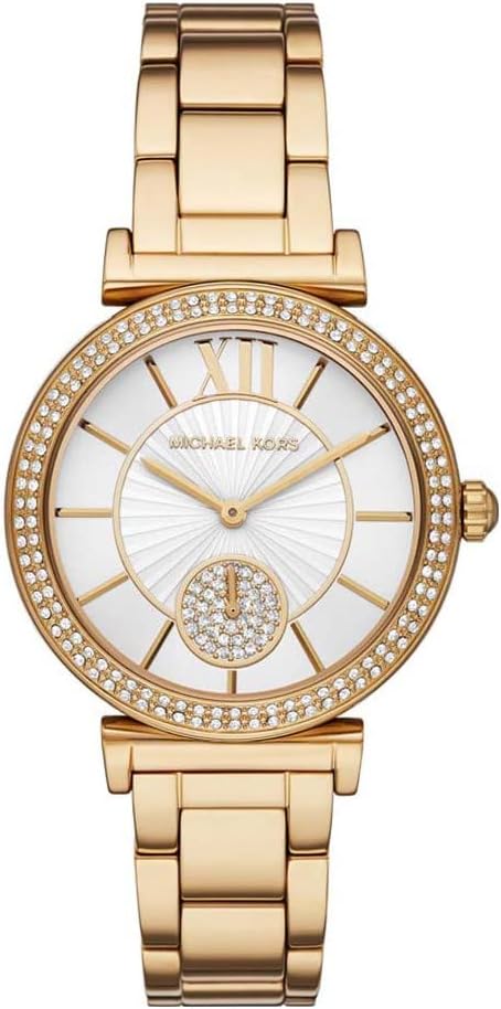 Michael Kors Abbey Horloge voor dames, kwartsuurwerk met horlogeband van roestvrij staal