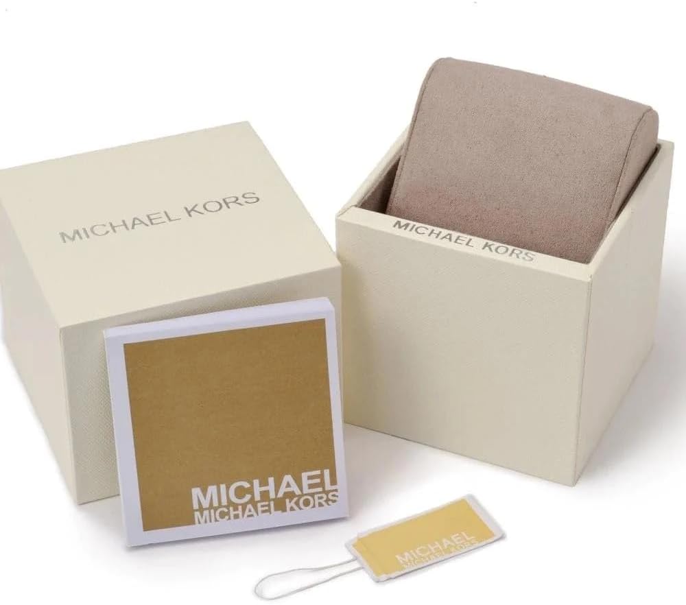 Michael Kors Darci horloge voor dames, uurwerk met roestvrij stalen of lederen band