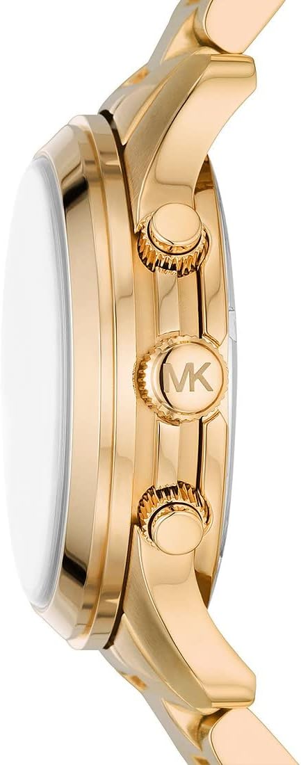 Michael Kors Horloge voor dames Runway, Chronograaf uurwerk, Roestvrij stalen horloge, 38mm kastgrootte