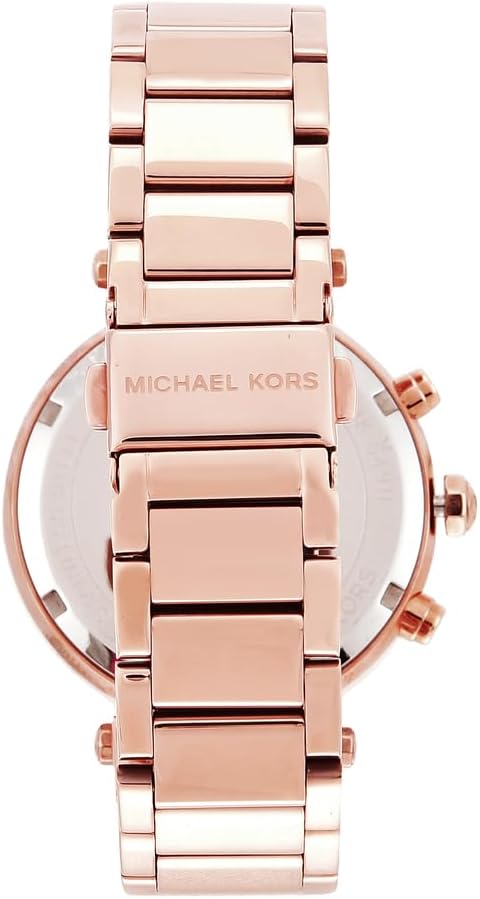 Michael Kors Parker Horloge voor dames, uurwerk chronograaf met roestvrij stalen of lederen band