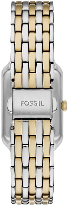 FOSSIL Raquel horloge voor dames, Quartz uurwerk met drie wijzers en een roestvrij stalen band