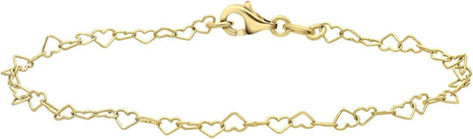 Lucardi - Damesarmband met plating - sieraden - goud geschenk