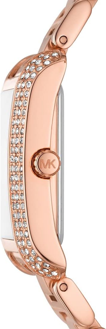 Michael Kors Emery dameshorloge, kwartsuurwerk met horlogeband van roestvrij staal of leder