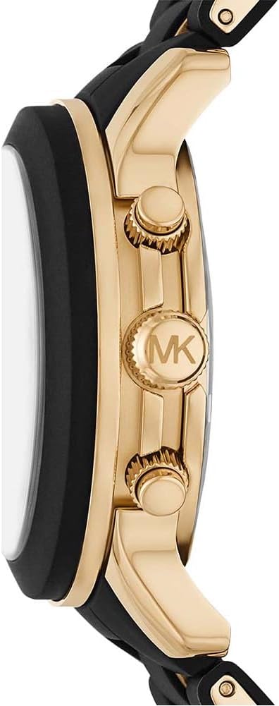 Michael Kors Horloge voor dames Runway, Chronograaf uurwerk, Roestvrij stalen horloge, 38mm kastgrootte