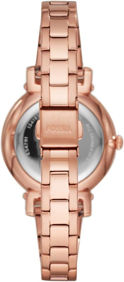Fossil Daisy horloge voor dames, Quartz uurwerk met roestvrij stalen of leren band