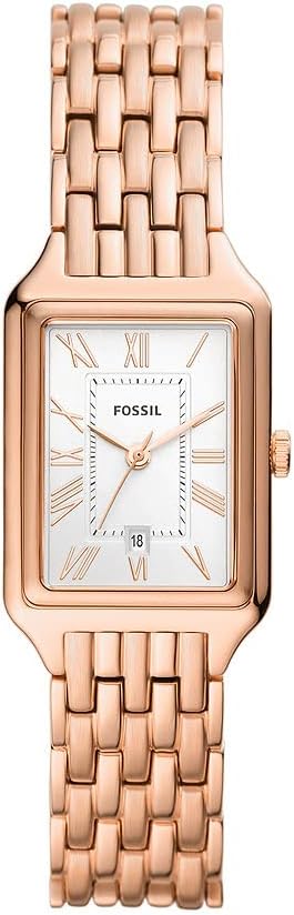 FOSSIL Raquel horloge voor dames, Quartz uurwerk met drie wijzers en een roestvrij stalen band