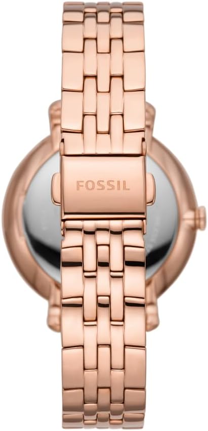 Fossil Jacqueline Watch for Women, multifunctional movement with Stainless steel or Leather Strap