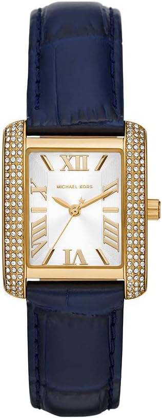 Michael Kors Emery dameshorloge, kwartsuurwerk met horlogeband van roestvrij staal of leder