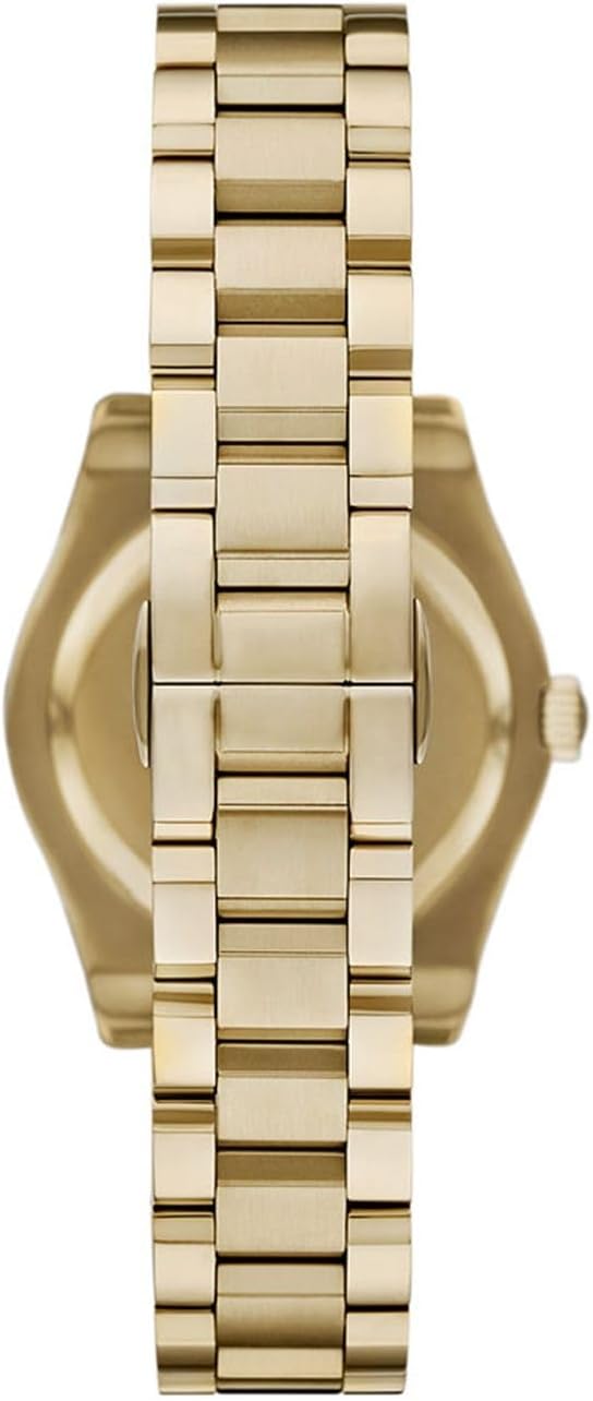Emporio Armani Horloge Voor Dames, Driehandig Quartz uurwerk en 32mm kastmaat met roestvrij stalen, lederen of siliconen band