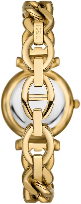 FOSSIL Carlie horloge voor dames, kwarts driehandig uurwerk met roestvrij stalen band
