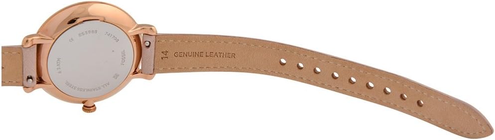 Fossil Jacqueline Watch for Women, Quartz movement with Stainless steel and leather Strap