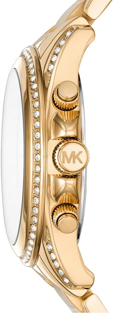 Michael Kors dames Blair Chronograph, Gold-Tone roestvrijstalen horloge