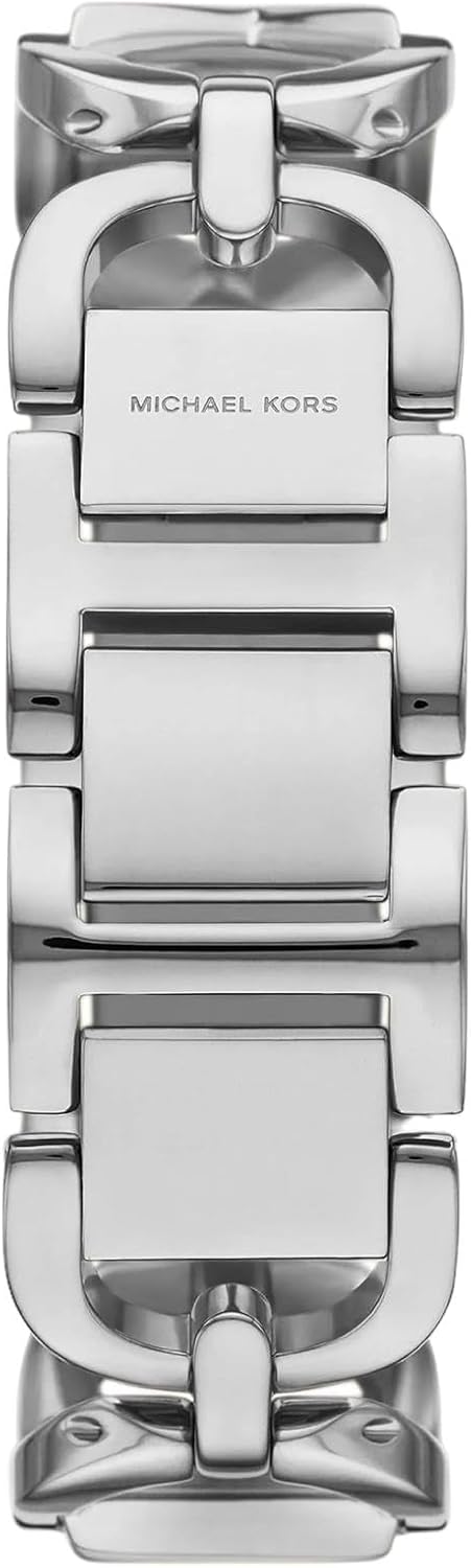 Michael Kors dameshorloge MK Empire kwarts/3 wijzerwerk kastmaat 30mm met een roestvrijstalen horlogeband MK7407