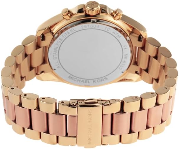 Michael Kors Brecken Horloge voor heren, uurwerk met chronograaf en roestvrij stalen of lederen band