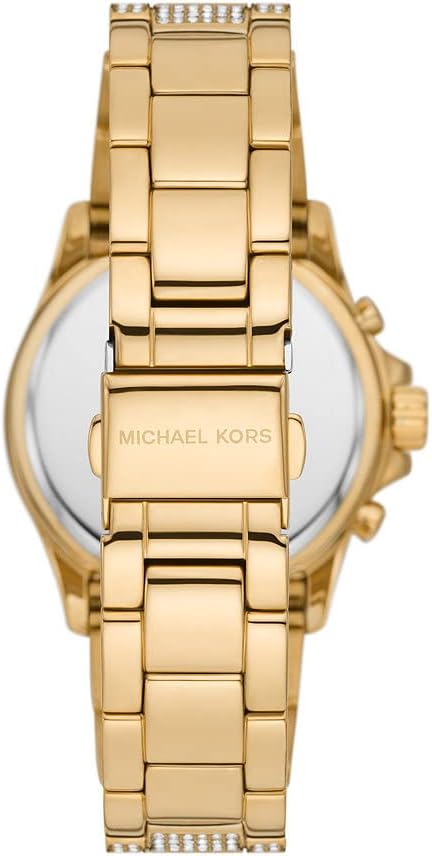 Michael Kors Everest Horloge voor dames, Quartz uurwerk met chronograaf en roestvrij stalen of siliconen band